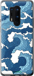 2D пластиковый чехол Абстрактный рисунок морских волн для OnePlus 8 Pro - 6538t-1896 изображение 