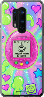 2D пластиковый чехол Y2K Aesthetic Retro Pet: Годуй мене кавою для OnePlus 8 Pro - 6784t-1896 изображение 