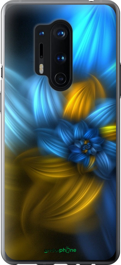 

2D пластиковий чохол "Візерунок 46" для OnePlus 8 Pro, Синій
