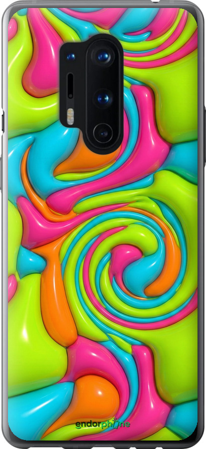 Силиконовый чехол Y2K Jelly Dream для OnePlus 8 Pro - 6780u-1896 изображение 