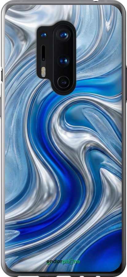 Силіконовий чехол Liquid Chrome для OnePlus 8 Pro - 6781u-1896 изображение 