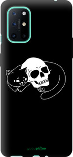 TPU чехол Із зображенням кота та черепа для OnePlus 8T - 6491b-2113 изображение 