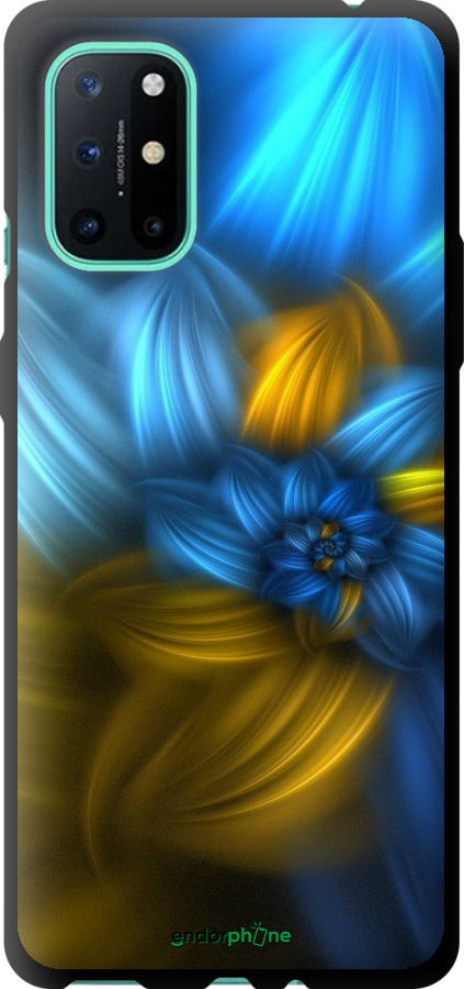

TPU чорний чохол "Візерунок 46" для OnePlus 8T, Синій