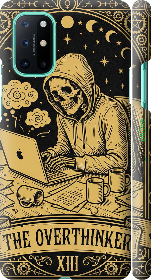 3D пластиковый матовый чехол The Overthinker для OnePlus 8T - 6774m-2113 изображение 