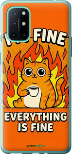 Силиконовый чехол 'Funny Cat' для OnePlus 8T изображение 9