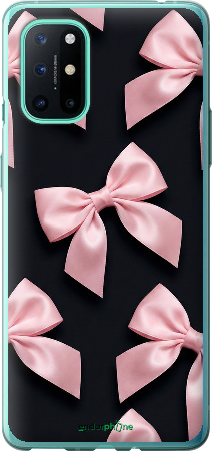 Силиконовый чехол Coquette Ribbons Dark Coquette для OnePlus 8T - 6767u-2113 изображение 