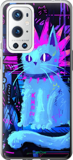 2D пластиковый чехол Кот панк для OnePlus 9 Pro - 6311t-2250 изображение 