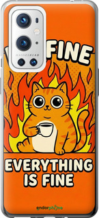 Силиконовый чехол 'Funny Cat' для OnePlus 9 Pro изображение 3