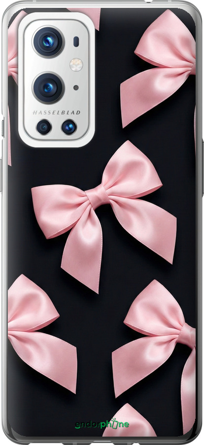 Силиконовый чехол Coquette Ribbons Dark Coquette для OnePlus 9 Pro - 6767u-2250 изображение 