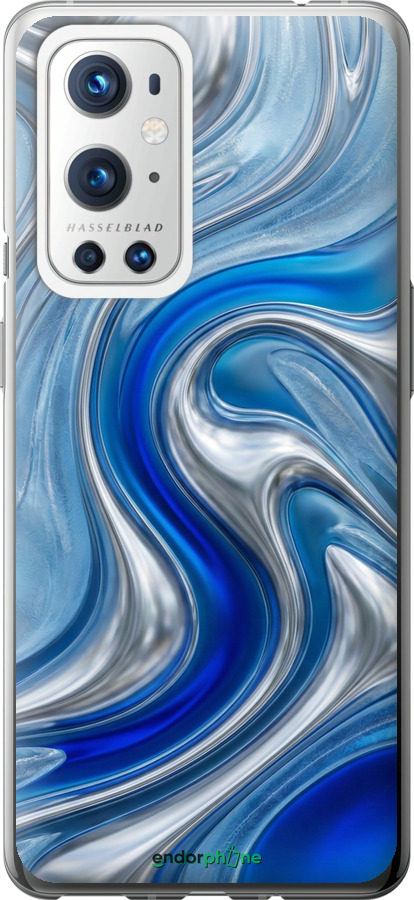 Силіконовий чехол Liquid Chrome для OnePlus 9 Pro - 6781u-2250 изображение 