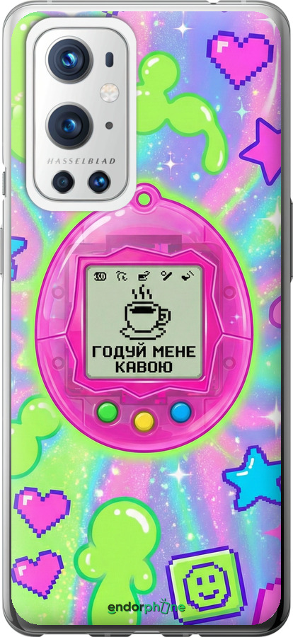 Силиконовый чехол Y2K Aesthetic Retro Pet: Годуй мене кавою для OnePlus 9 Pro - 6784u-2250 изображение 