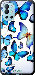 TPU чехол Бабочки для OnePlus 9R - 6023b-2326 изображение 
