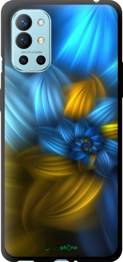 

TPU чорний чохол "Візерунок 46" для OnePlus 9R, Синій