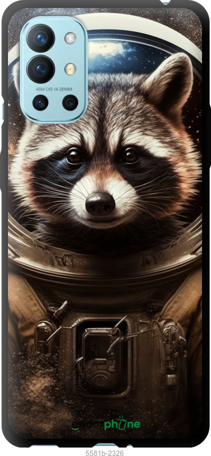 TPU чехол Raccoon austronaut для OnePlus 9R - 5581b-2326 изображение 