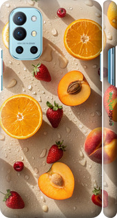 3D пластиковий матовий чехол Фрукти 3 для OnePlus 9R - 6703m-2326 изображение 