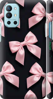 3D пластиковый матовый чехол Coquette Ribbons Dark Coquette для OnePlus 9R - 6767m-2326 изображение 