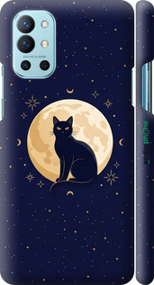 3D пластиковий матовий чехол Cute Cat Celestial/Witchy для OnePlus 9R - 6787m-2326 изображение 