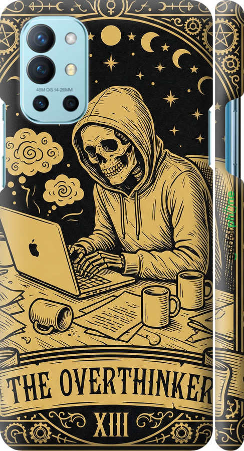 3D пластиковый матовый чехол The Overthinker для OnePlus 9R - 6774m-2326 изображение 