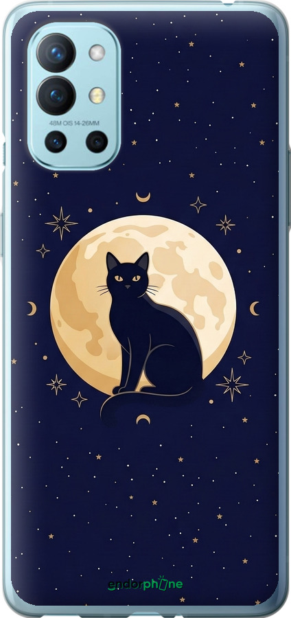 Силіконовий чехол Cute Cat Celestial/Witchy для OnePlus 9R - 6787u-2326 изображение 