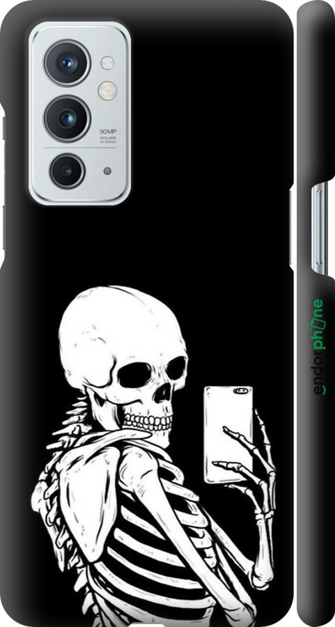 3D пластиковый матовый чехол Скелет делает Selfie для OnePlus 9RT - 6535m-2520 изображение 