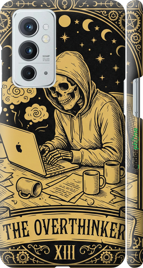 3D пластиковый матовый чехол The Overthinker для OnePlus 9RT - 6774m-2520 изображение 