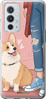 Силіконовий чехол Корги 3 для OnePlus 9RT - 6707u-2520 изображение 