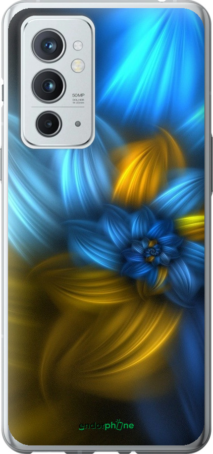 

Силіконовий чохол "Візерунок 46" для OnePlus 9RT, Синій
