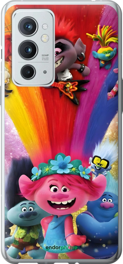 Силіконовий чехол Тролі для OnePlus 9RT - 6343u-2520 изображение 