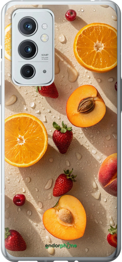 Силіконовий чехол Фрукти 3 для OnePlus 9RT - 6703u-2520 изображение 