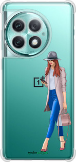 Силикон с усиленными углами чехол Девушка 1 для OnePlus Ace 2 Pro - 4751sp-3211 изображение 