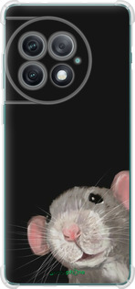 Силикон с усиленными углами чехол The Peeking Rat для OnePlus Ace 2 Pro - 6442sp-3211 изображение 
