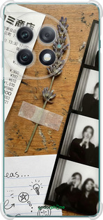 Силикон с усиленными углами чехол Aesthetic Scrapbook Collage для OnePlus Ace 2 Pro - 6773sp-3211 изображение 