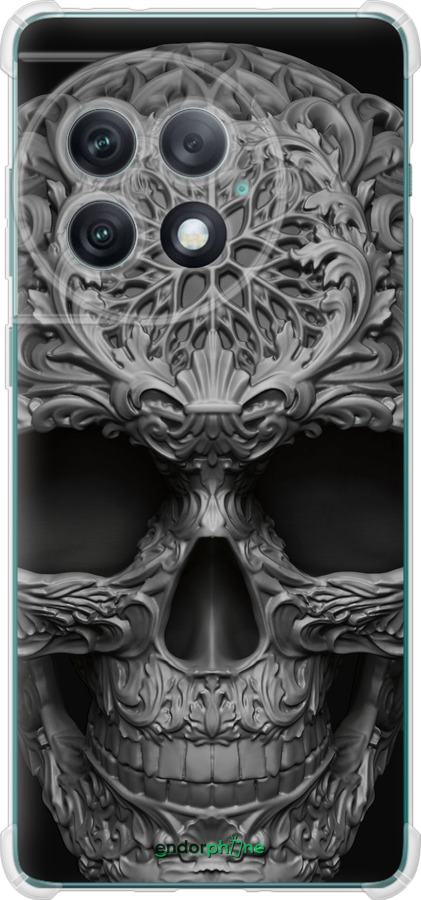 Силикон с усиленными углами чехол skull-ornament для OnePlus Ace 2 Pro - 4101sp-3211 изображение 