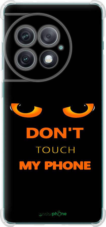 Силикон с усиленными углами чехол Don't touch the phone для OnePlus Ace 2 Pro - 4261sp-3211 изображение 