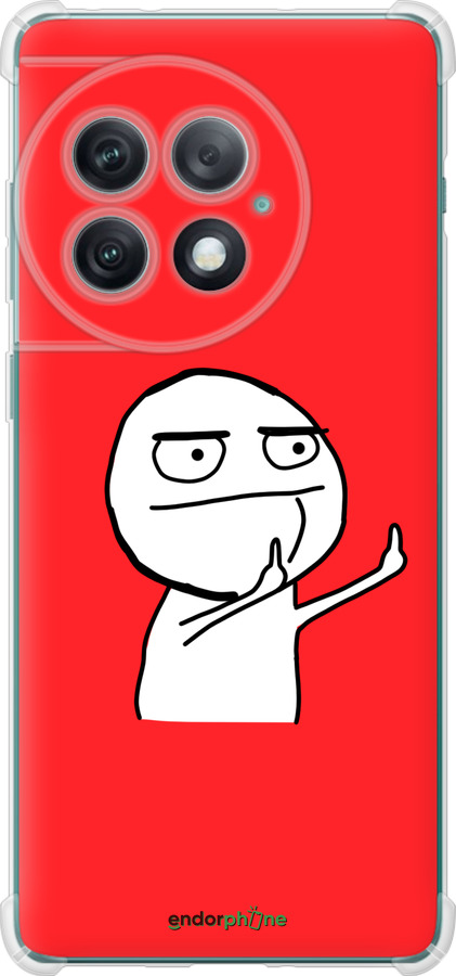 Силикон с усиленными углами чехол Мем для OnePlus Ace 2 Pro - 4578sp-3211 изображение 