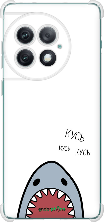 Силикон с усиленными углами чехол Акула для OnePlus Ace 2 Pro - 4870sp-3211 изображение 