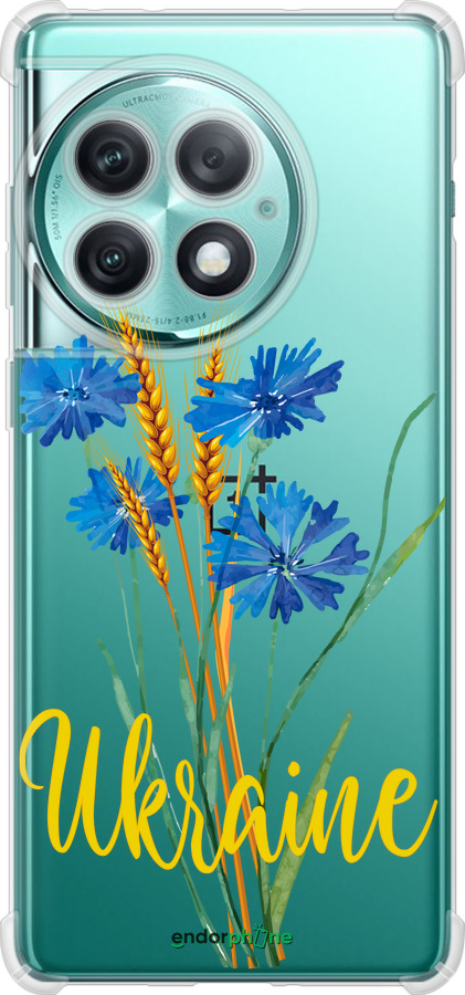 Силикон с усиленными углами чехол Ukraine v2 для OnePlus Ace 2 Pro - 5445sp-3211 изображение 