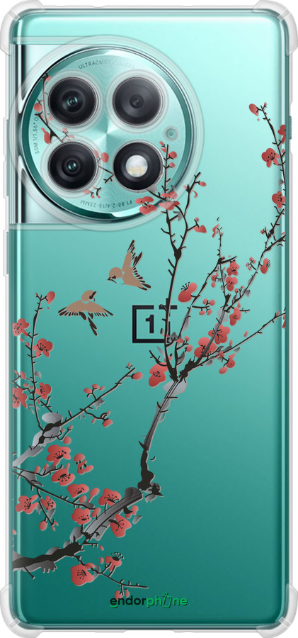 Силикон с усиленными углами чехол Сакура v2 для OnePlus Ace 2 Pro - 5538sp-3211 изображение 