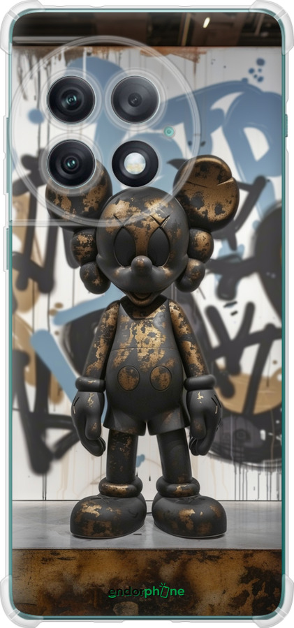 Силикон с усиленными углами чехол Bronze kaws v2 для OnePlus Ace 2 Pro - 6098sp-3211 изображение 
