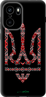 Силіконовий чехол Герб - вишиванка на чорному фоні для OnePlus Ace 6 - 1196u-4217 изображение 