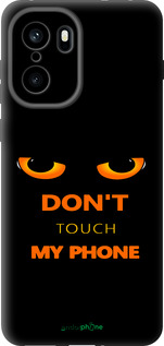 Силиконовый чехол Don't touch the phone для OnePlus Ace 6T - 4261u-4240 изображение 