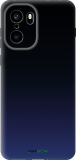 Силиконовый чехол Градиент в тёмно - синем стиле для OnePlus Ace 6 - 6542u-4217 изображение 
