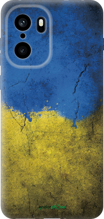 Силиконовый чехол Флаг Украины 2 для OnePlus Ace 6T - 401u-4240 изображение 