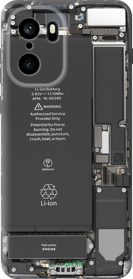 Силиконовый чехол Детали смартфона для OnePlus Ace 6 - 5487u-4217 изображение 