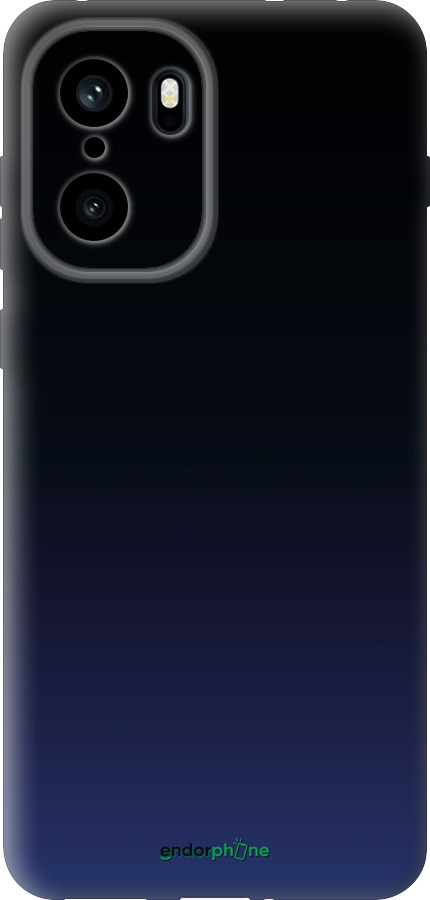 Силиконовый чехол Градиент в тёмно - синем стиле для OnePlus Ace 6 - 6542u-4217 изображение 