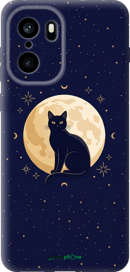 Силиконовый чехол Cute Cat Celestial/Witchy для OnePlus 15R 5G - 6787u-4241 изображение 
