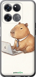 Силиконовый чехол Funny Capybara CEO Working для OnePlus Ace Racing - 6777u-2955 изображение 