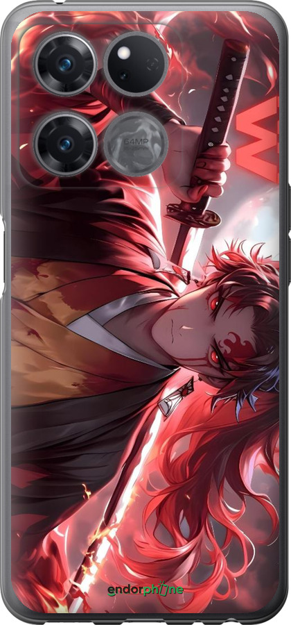 Силиконовый чехол Аниме воин для OnePlus Ace Racing - 6281u-2955 изображение 
