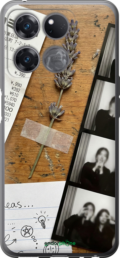 Силиконовый чехол Aesthetic Scrapbook Collage для OnePlus Ace Racing - 6773u-2955 изображение 