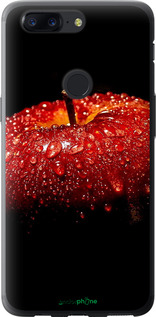 Силіконовий чехол Яблуко для OnePlus 5T - 6022u-1352 изображение 